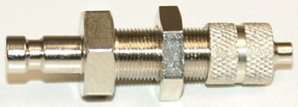 NW 2,7 plug - 3 x 4 hose tail bulkhead M 7 x 0,5