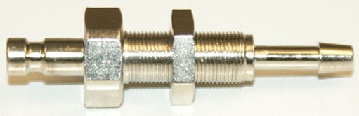 NW 2,7 plug - 3 mm hose tail bulkhead  M 7 x 0,5