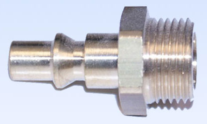 NW 5,5 Stecker - 1/4" Außengewinde