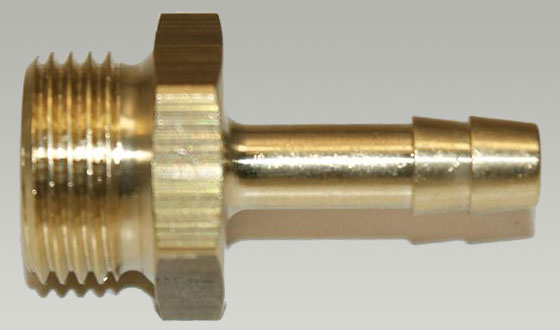 Tülle 3/8" Außengewinde - 6 mm Schlauchanschluss
