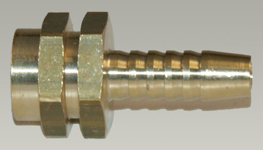 Tülle 1/8" Innengewinde - 6 mm Schlauchanschluss - Schlitz