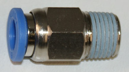 Steckverschraubung 6 mm Schlauch - 1/8" Außengewinde