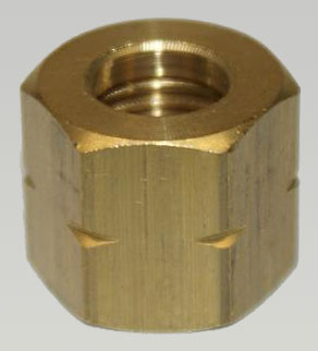Überwurfmutter 1/4" Links - 9,5 mm Schlauchöffnung