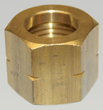 Überwurfmutter 1/2" Links - 15,35 mm Schlauchöffnung